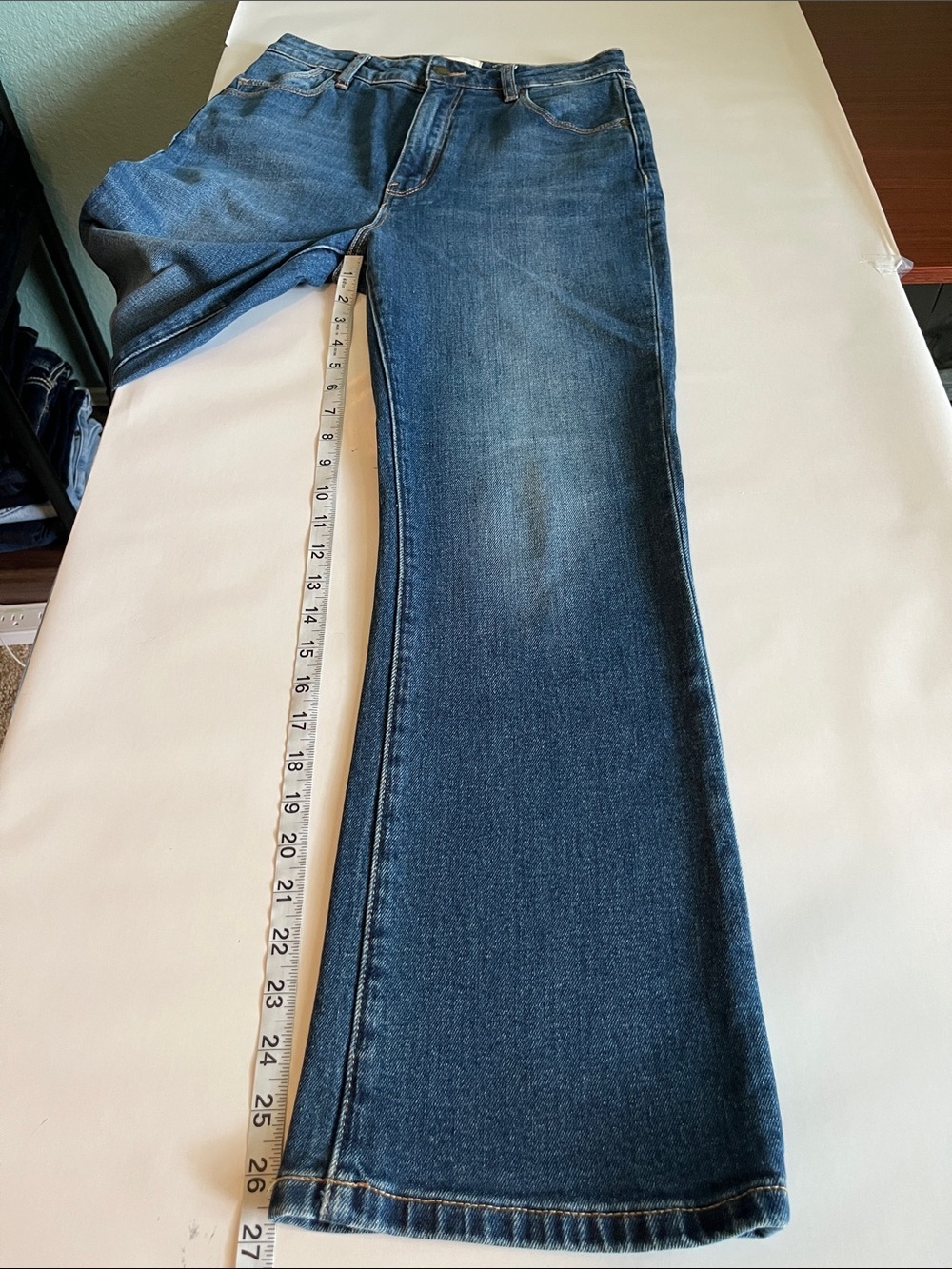 Rolla’s Denim Dusters Bootcut Crop High Rise Size 29 - Picture 7 of 16